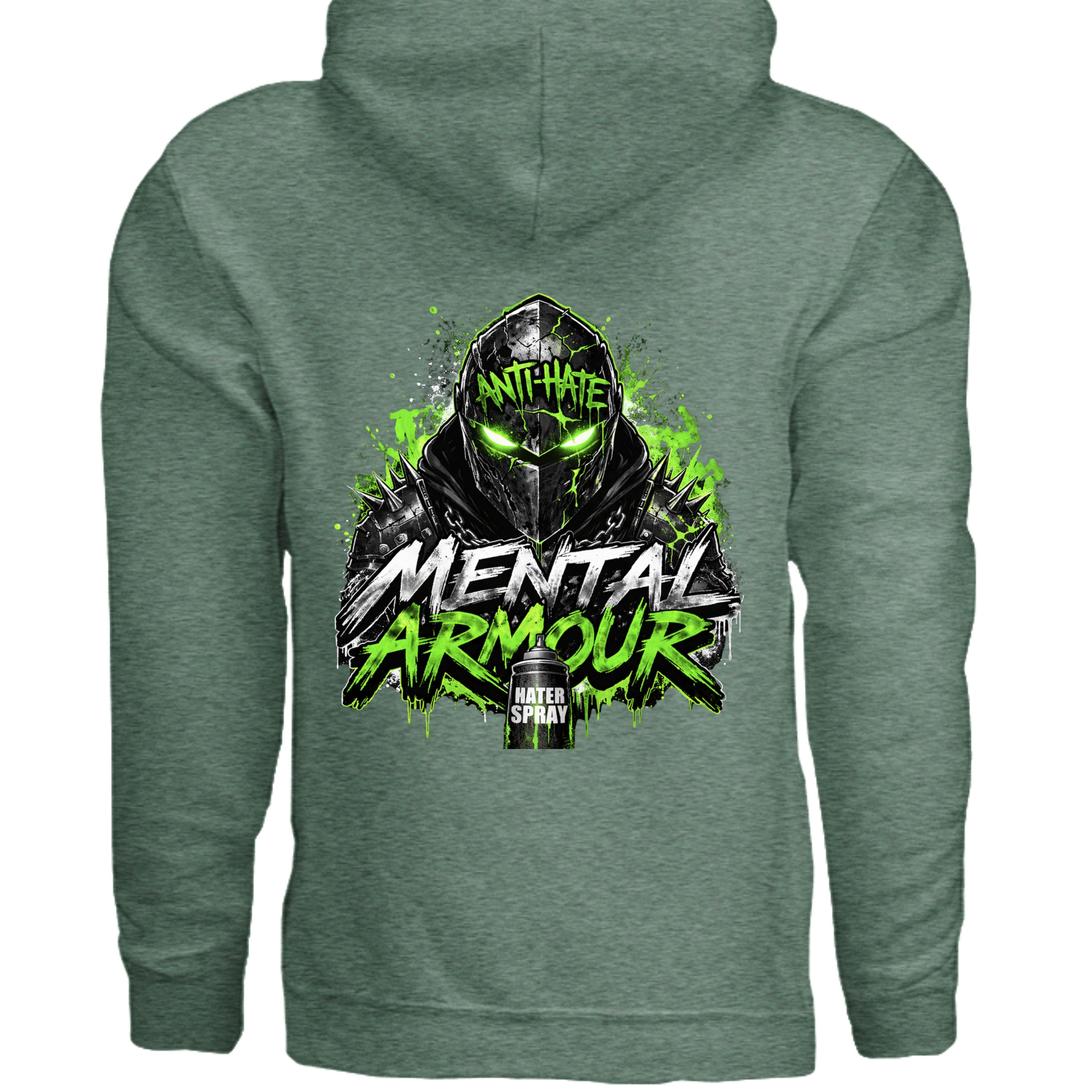 Heather Sport Dark Green - G185 - BACK