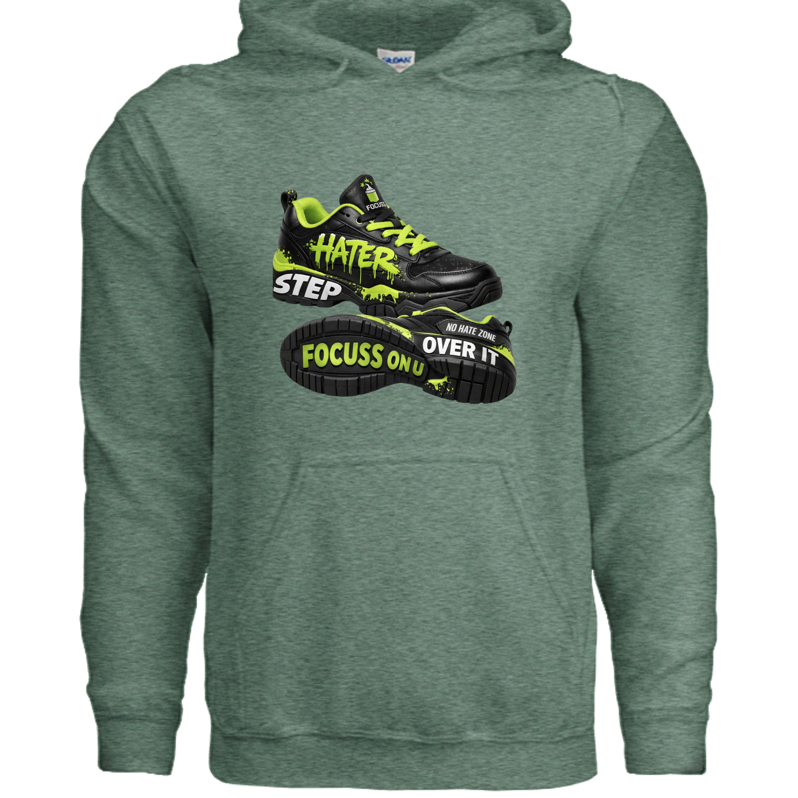 Heather Sport Dark Green - G185 - FRONT