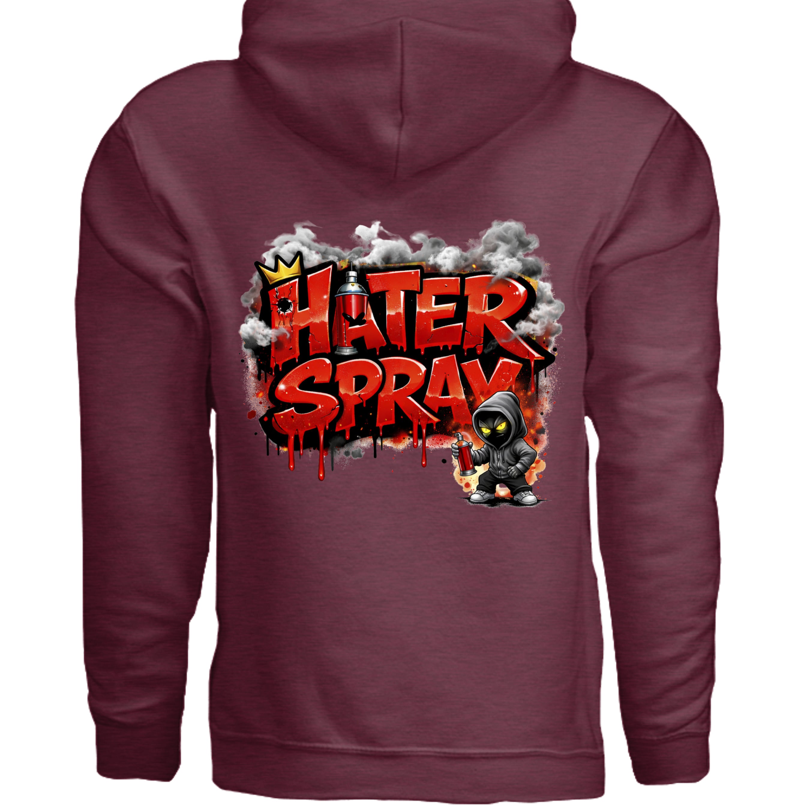 Heather Sport Dark Maroon - G185 - BACK