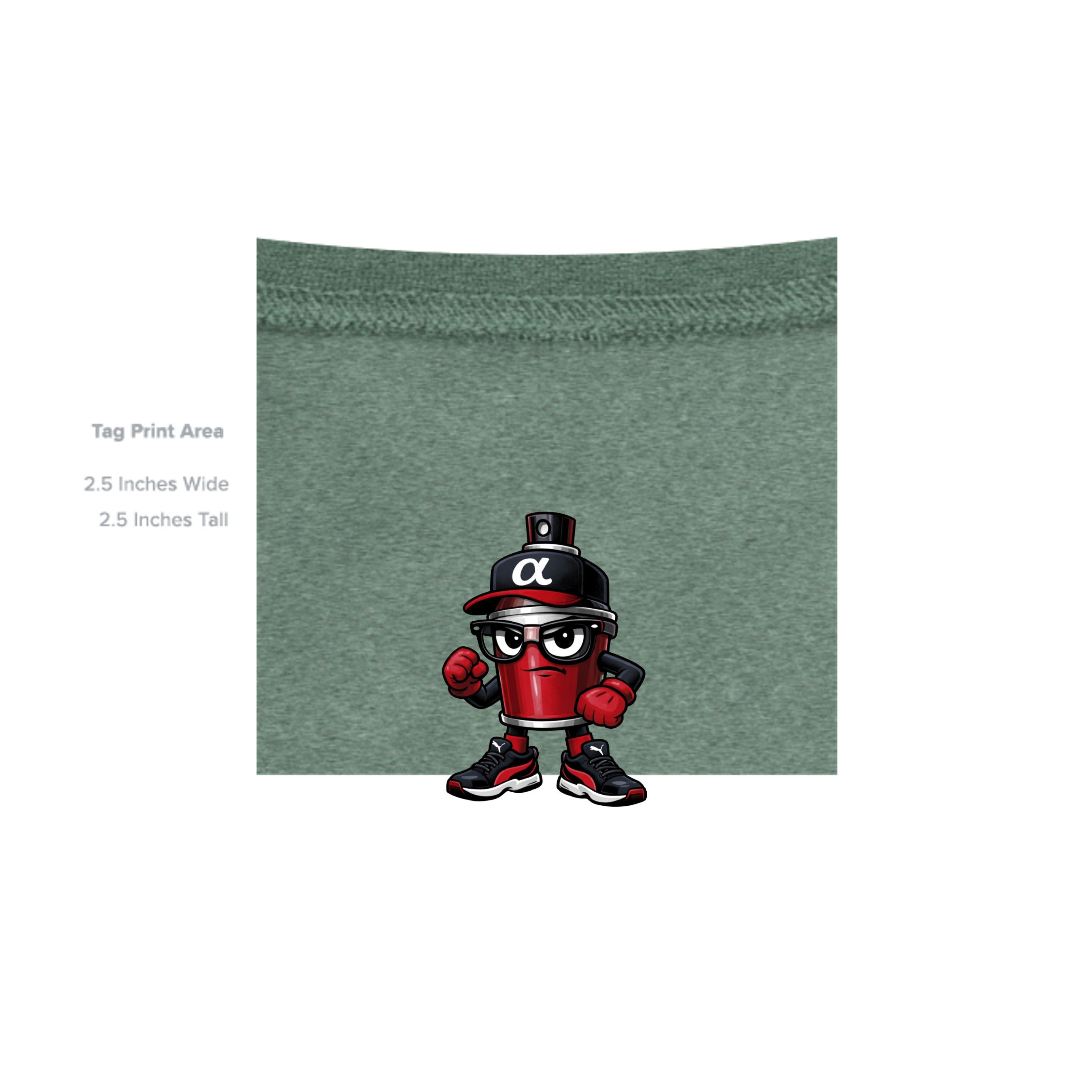 Heather Sport Dark Green - G185 - INSIDE_TAG_LINE