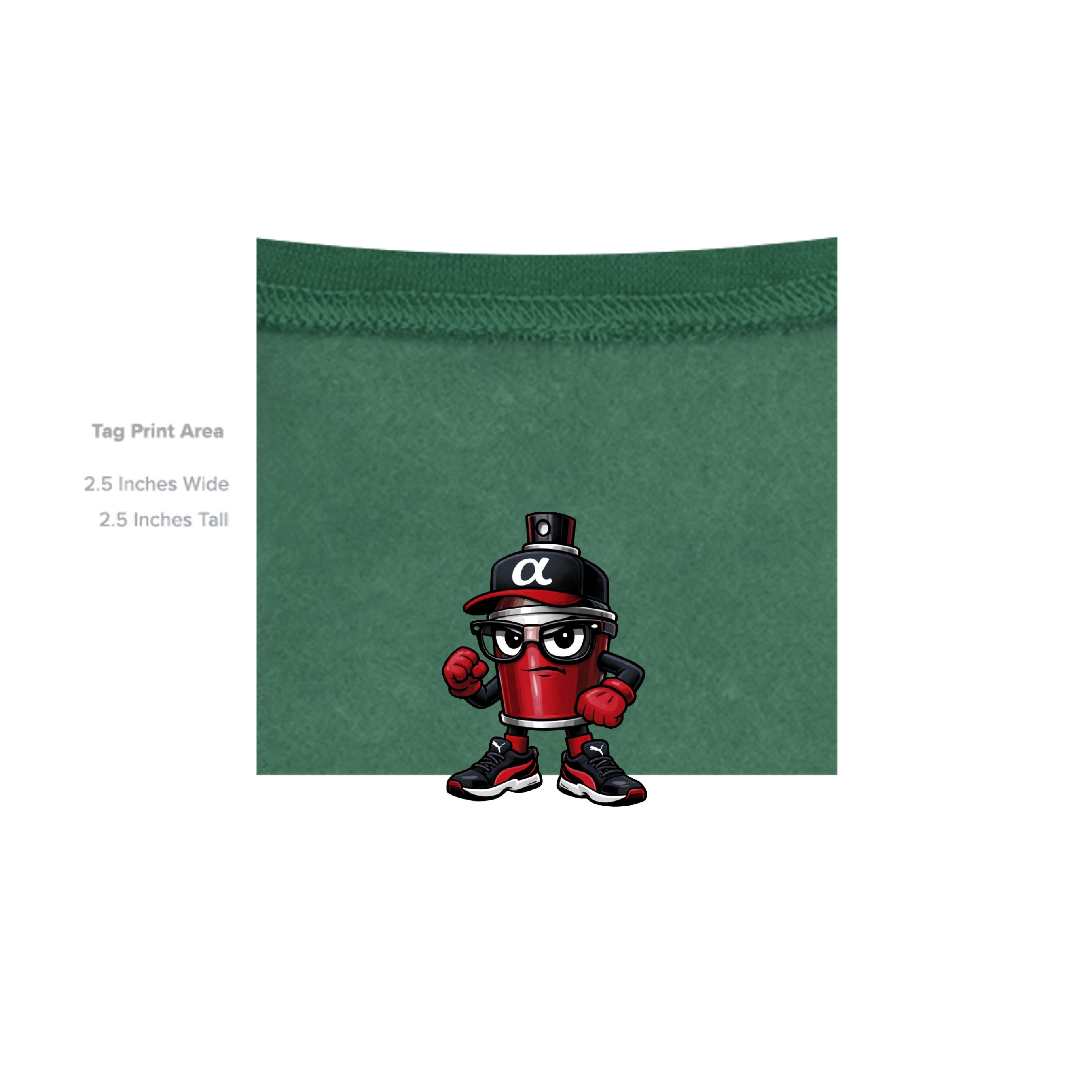 Fan Dark Green - G185 - INSIDE_TAG_LINE