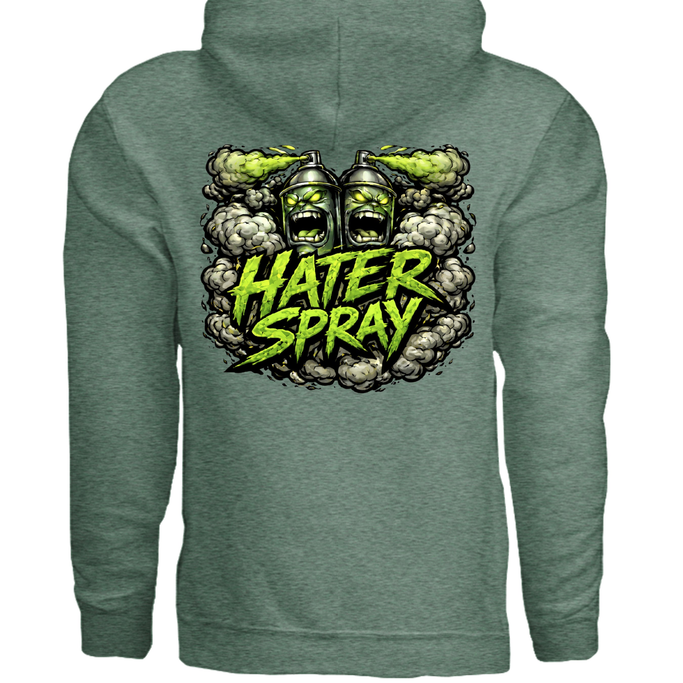 Heather Sport Dark Green - G185 - BACK