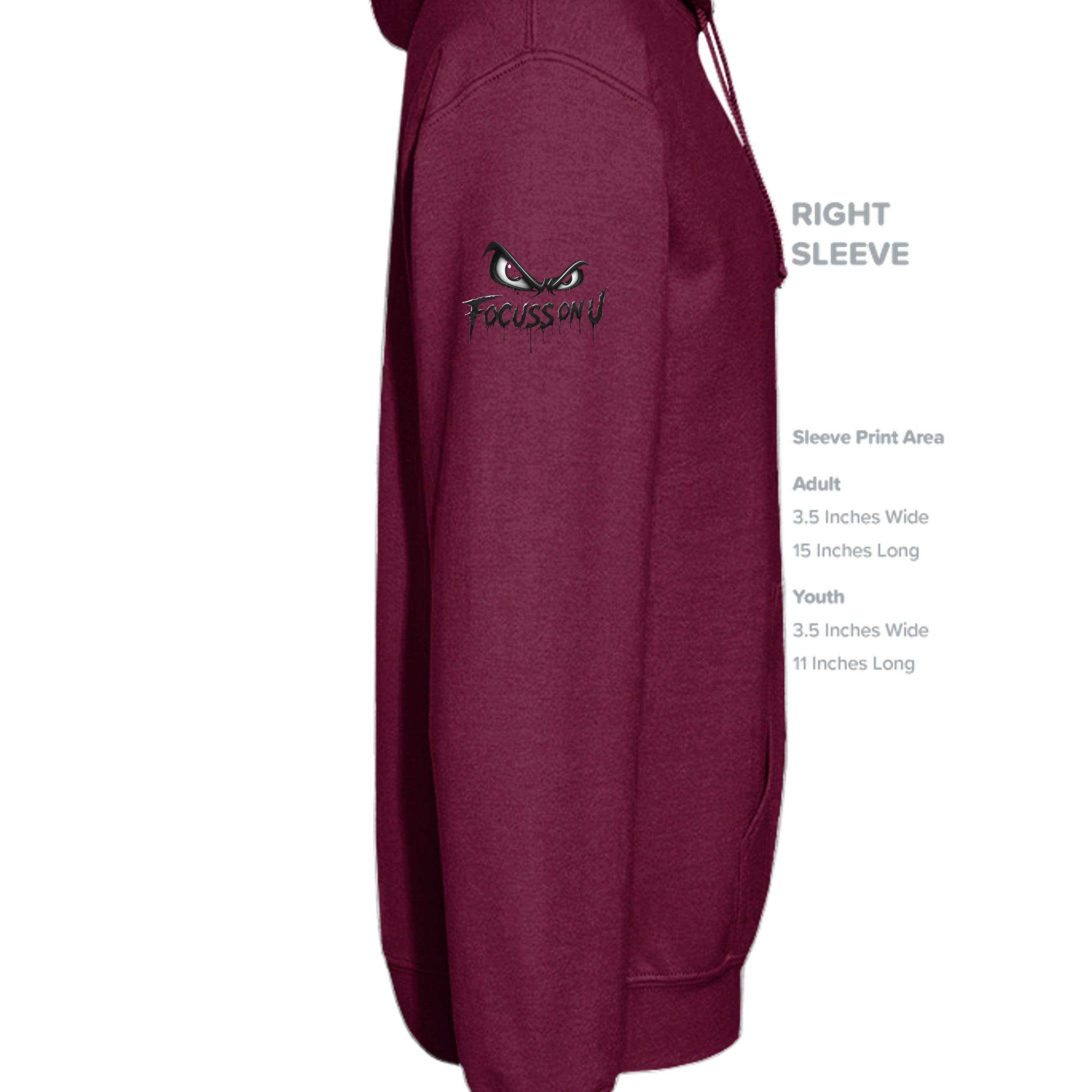 MAROON - G185 - SLEEVE_RIGHT