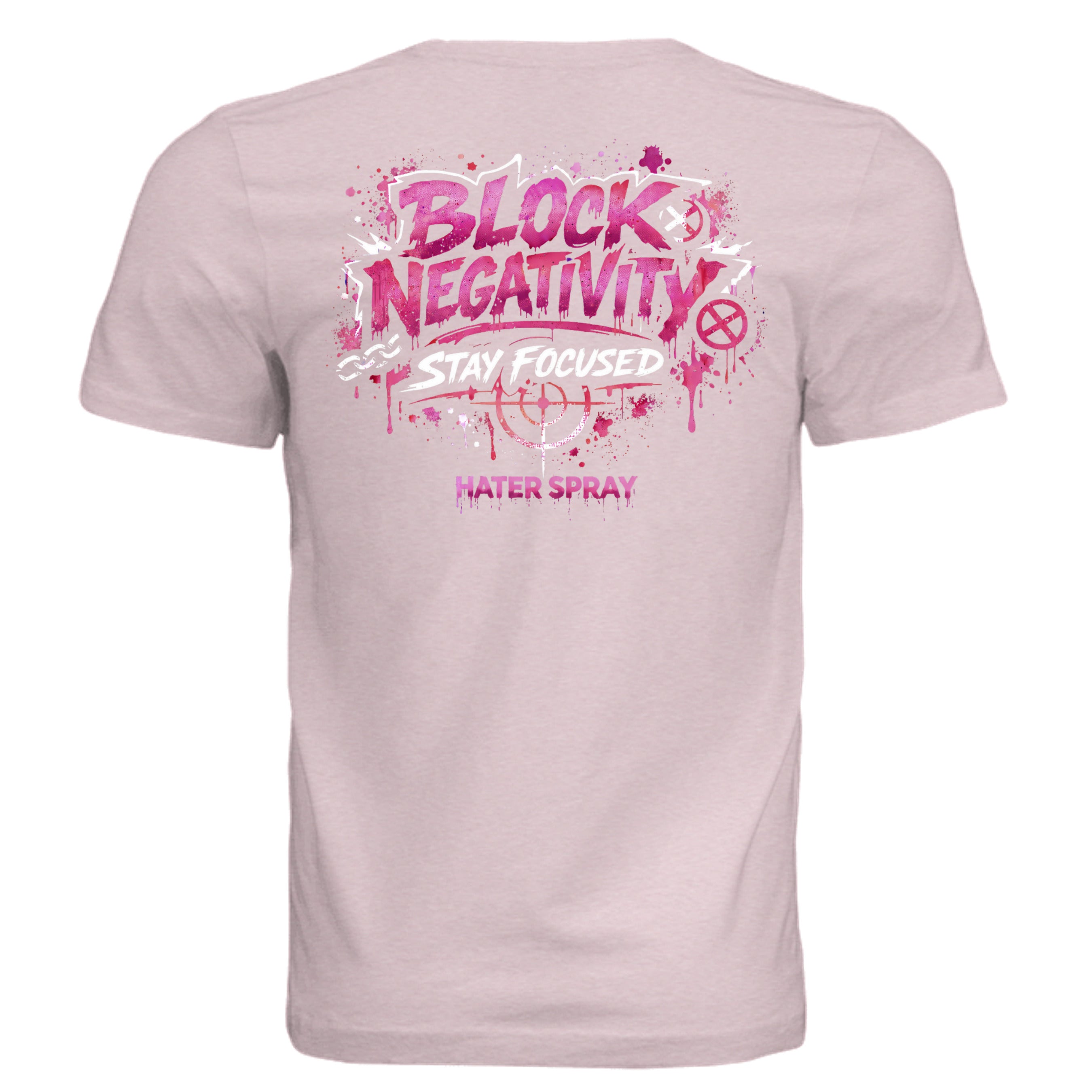 Pink Triblend - 3413C - BACK