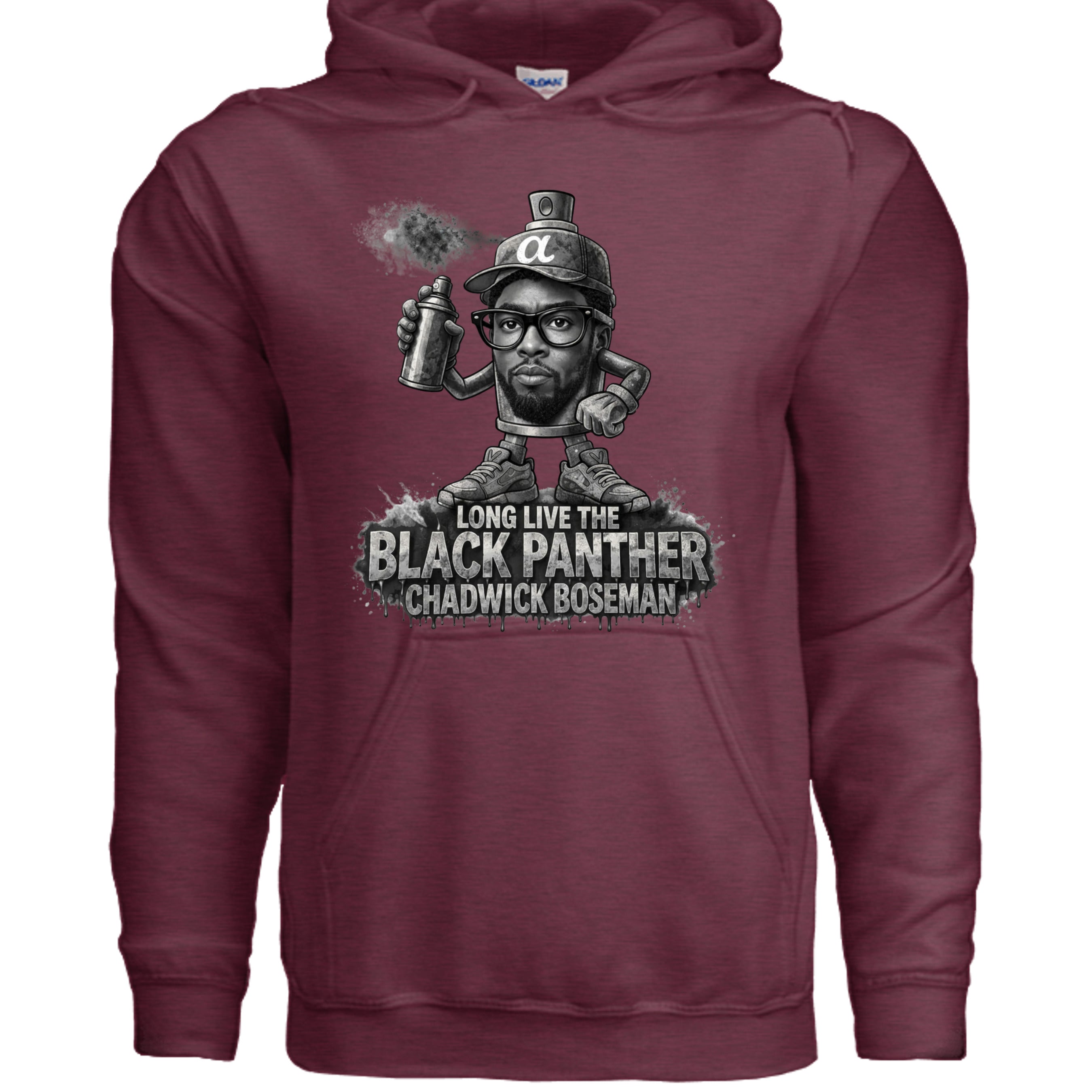 Heather Sport Dark Maroon - G185 - FRONT