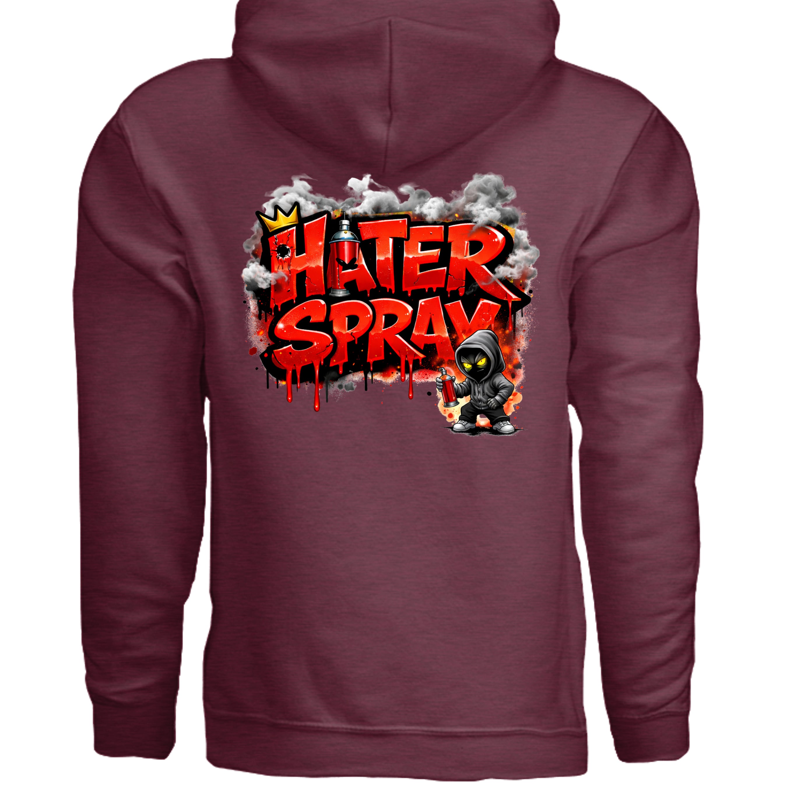 Heather Sport Dark Maroon - G185 - BACK